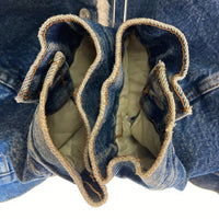 Levi's リーバイス 70608-0216 USA製 ボタン裏527 デニムボアジャケット Gジャン リペア跡有 インディゴ size42 瑞穂店