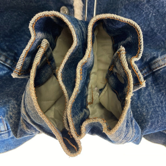 Levi's リーバイス 70608-0216 USA製 ボタン裏527 デニムボアジャケット Gジャン リペア跡有 インディゴ size42 瑞穂店