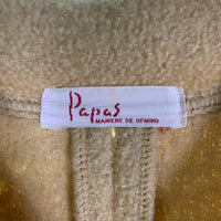 PAPAS パパス ウールコート ジャケット ベージュ Size L相当 福生店