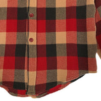 SUGAR CANE シュガーケーン バッファローチェックシャツ ワッフルコットン レッド M品番 Size M 福生店