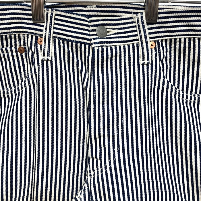 SCYE Basic サイベーシックス ストライプパンツ ネイビー size27 瑞穂店