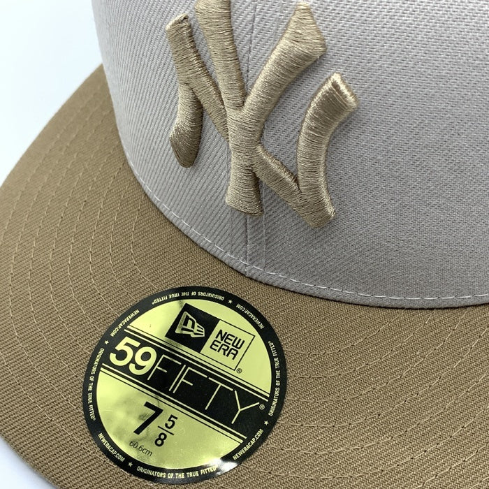 New Era ニューエラ 59FIFTY ONSPOTZ オンスポッツ別注 2トーン ベースボールキャップ ベージュ Size 7 5/8 (60.6cm) 福生店