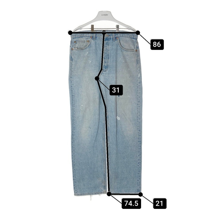 Levi's リーバイス 501 USA製 ボタン裏553 デニムパンツ ライトインディゴ size33 瑞穂店