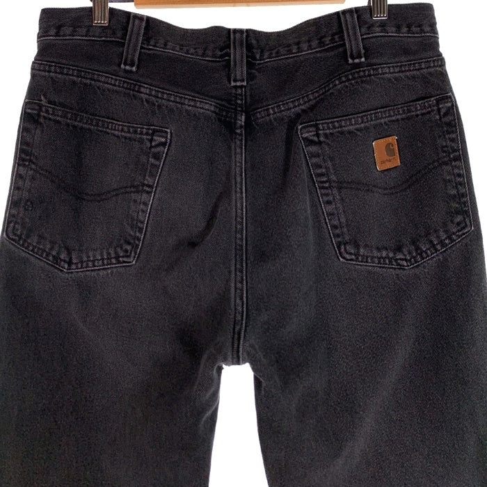 Carhartt カーハート Relaxed Fit ブラックデニムパンツ テーパード 100065-001 Size 34×32 福生店