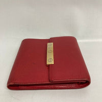 Cartier カルティエ  三つ折り財布 レザー  財布 ラブコレクション レッド 瑞穂店