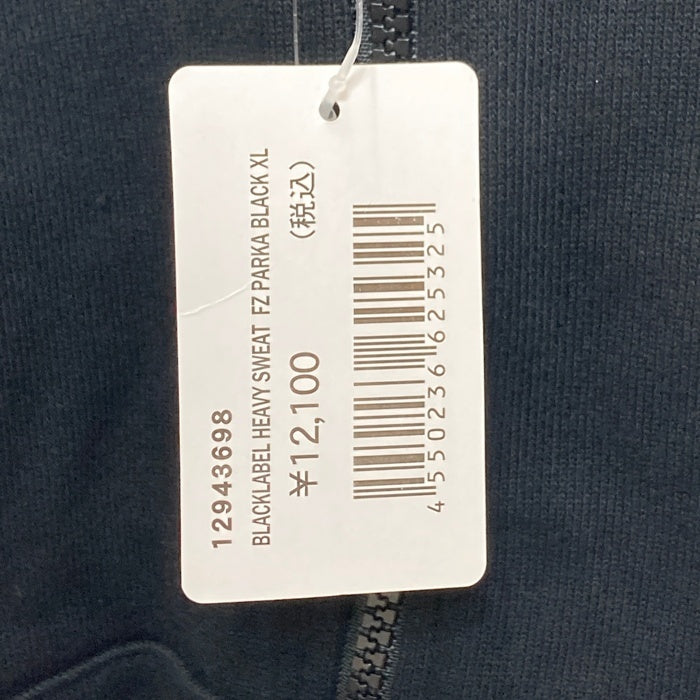 New Era Black Label ニューエラ ブラックレーベル ヘビースウェット ジップアップパーカー ブラック Size XL 瑞穂店