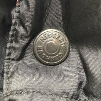 HYSTERIC GLAMOUR ヒステリックグラマー レザーヨーク ナイロン ダウンベスト 襟ボア ブラック 0294AV03 Size M 瑞穂店