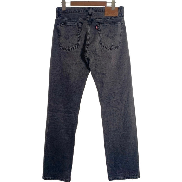LEVI'S リーバイス ボタン裏3518 USED加工 ビッグE 赤耳 セルビッチ デニム パンツ ブラック 00501-3518 Size W32 L32 福生店