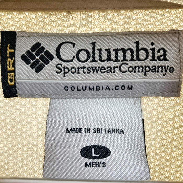 Columbia コロンビア GRT 2004 WRC RALLY JAPAN 支給品 フィッシングシャツ ベージュ sizeL 瑞穂店