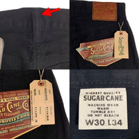 SUGAR CANE シュガーケーン Lot 470 ブラックデニムパンツ ストレート SC41470 Size 30×34 福生店