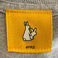 FR2 エフアールツー fxxking rabbits プリントTシャツ グレー Size M 福生店