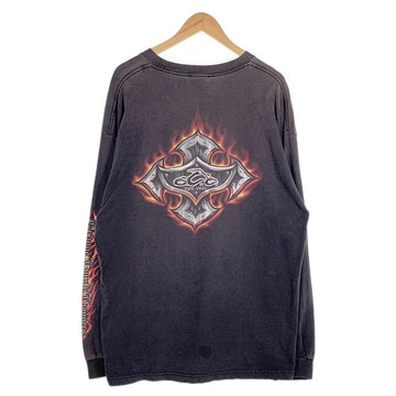 00's ORANGE COUNTY CHOPPERS オレンジカウンティチョッパーズ プリント ロングスリーブTシャツ ブラック メキシコ製 Size XXL 福生店