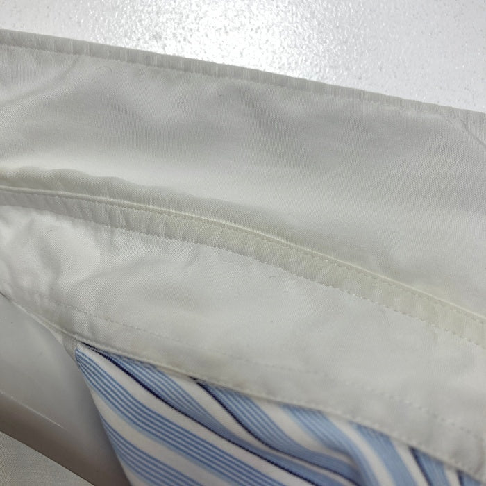 COMME des GARCONS HOMME コムデギャルソンオム コットン 切替パッチワークシャツ 長袖 ホワイト ブルー HB-B007 AD2016 Size M 瑞穂店