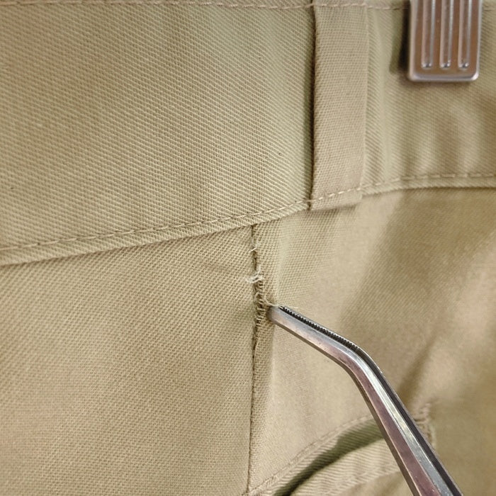 Dickies ディッキーズ チビタグ ウエスト巻縫い YKKジップ ショートパンツ カーキ size- 瑞穂店