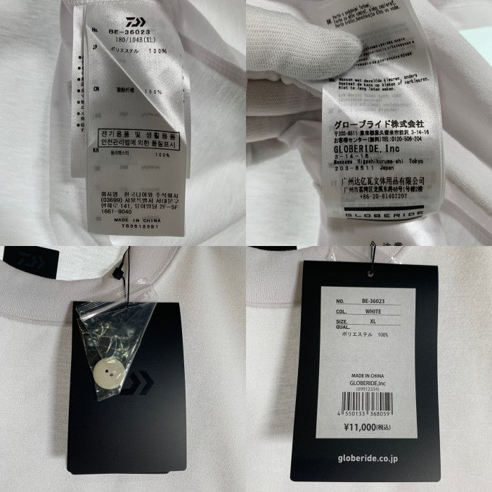 DAIWA PIER39 ダイワピア TECH TEE MIL POCKET CREW テック ポケットTシャツ ホワイト BE-36023 Size XL 福生店