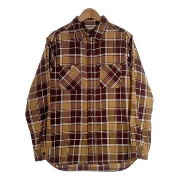 FIVE BROTHER ファイブブラザー ヘビーフランネル ワークシャツ ブラウンチェック 152160 Size L 福生店