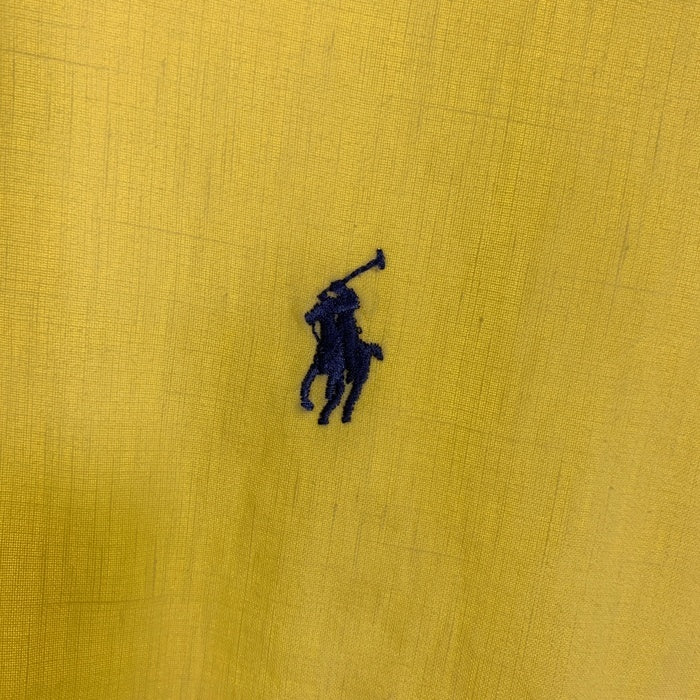 Polo by Ralph Lauren ポロラルフローレン CURHAM リネン コットン オープンカラーシャツ 半袖 イエロー Size L 福生店