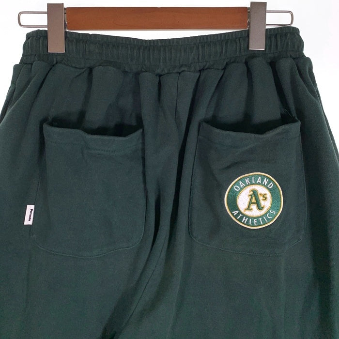 Perushu ペルーシュ MLB OAKLAND ATHLETICS オークランド アスレチックス スウェットパンツ グリーン PE231094BW Size L 福生店