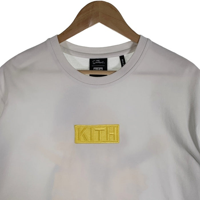 KITH NYC キス 21SS The Simpsons シンプソンズ Sports Family Tee Tシャツ ホワイト ボックス刺繡ロゴ バックプリント Size M 福生店