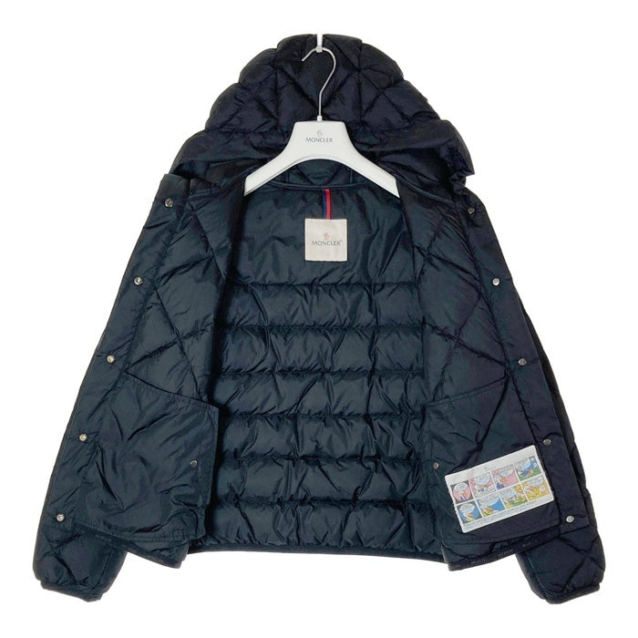 MONCLER モンクレール H20931A00073 53A5E 22AW ARVOUIN GIUBBOTTO ダウンジャケット キルティング フード  ブラック size1 瑞穂店