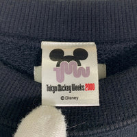 NUMBER(N)INE ナンバーナイン Disney ディズニー ミッキーマウスプリント ノースリーブスウェット ブラック Size 1 福生店