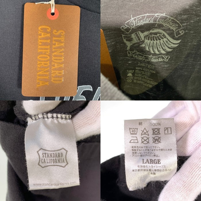 STANDARD CALIFORNIA スタンダード カリフォルニア 26AW KOMY / SD GOLDEN HOURS T 半袖 Tシャツ ブラック Size L 福生店