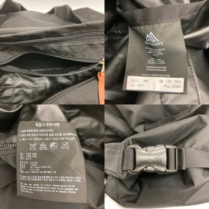 Gregory グレゴリー PULL DOWN 32L ボストンバッグ ブラック 瑞穂店
