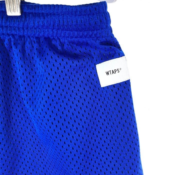 WTAPS ダブルタップス 19SS QB SHORTS POLY メッシュ ショートパンツ ブルー 191ATDT-CSM30 Size 03 瑞穂店