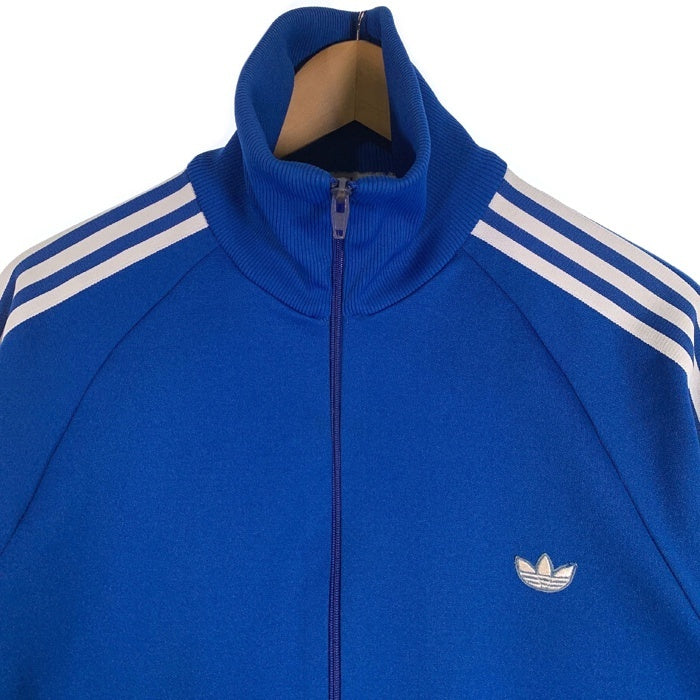 80's  adidas アディダス トラックジャケット ブルー ジャージ デサント Size 6 福生店