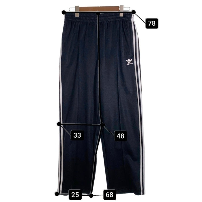 adidas アディダス BAGGY FIT TRACK PANTS バギーフィットトラックパンツ ブラック IZ4801 09/24 Size L 福生店