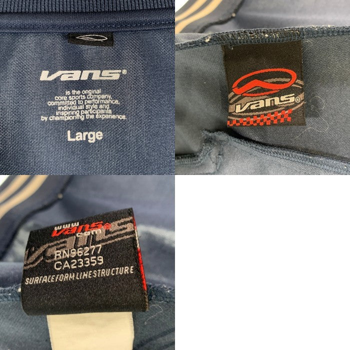 90's VANS ヴァンズ オールドヴァンズ トラックジャケット 旧タグ ネイビー Size L 福生店