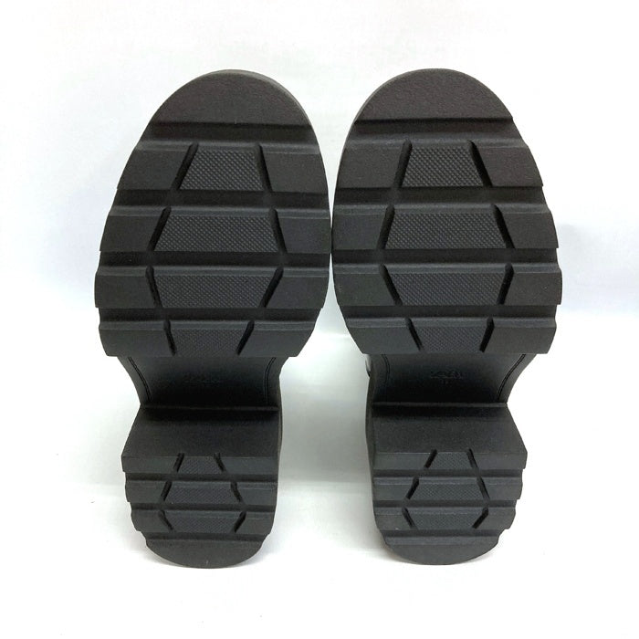 ZARA ザラ タグ付き トラックソールリブソックスブーツ 2164 310 800 ブラック size39 瑞穂店