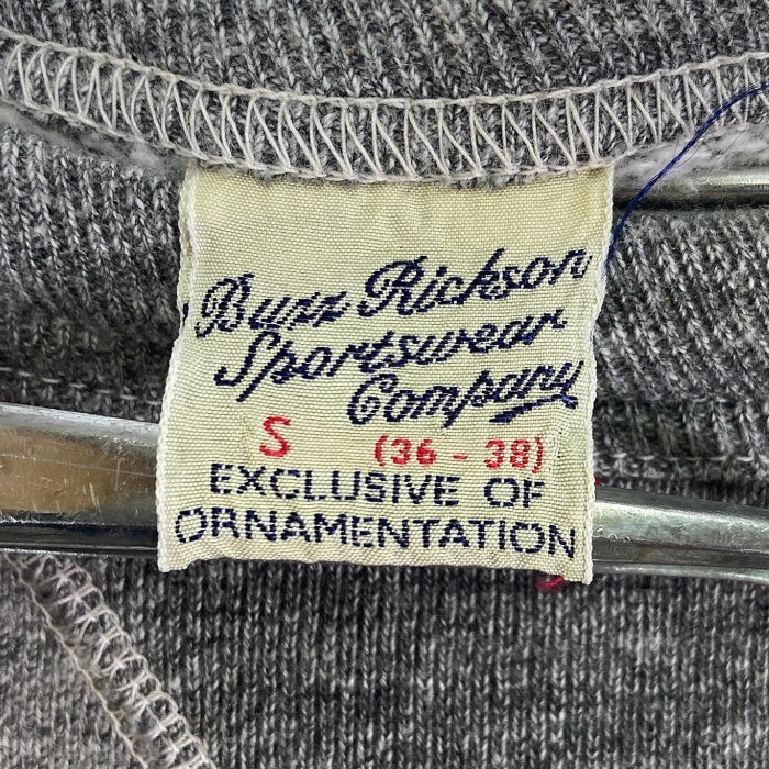 BUZZ RICKSON'S バズリクソンズ 85th BOMBER.SQ. スコードロンプリント スエット br68085 グレー sizeS 瑞穂店