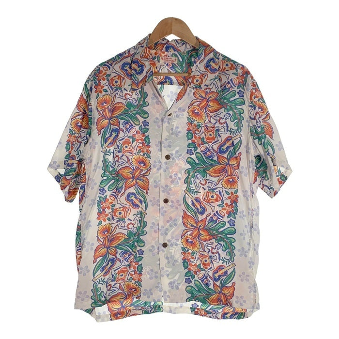 Sun Surf サンサーフ オープンカラーレーヨンシャツ アロハ オフホワイト SS37792 Size L 福生店