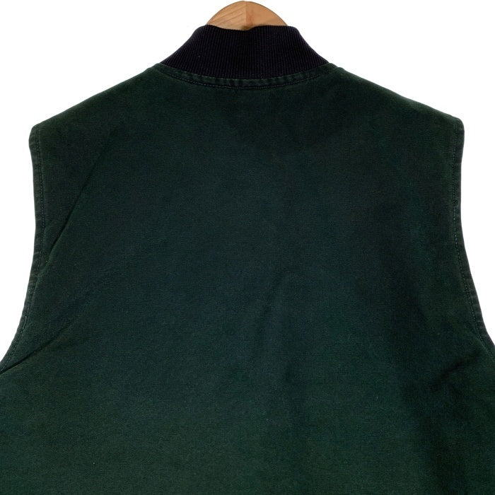 00's CARHARTT カーハート Duck Work Vest ダックワークベスト グリーン V02 SPC USA製 Size XL-R 福生店