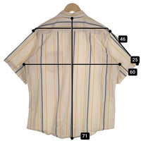DOCKERS ドッカーズ Mens Regular Fit Short Sleeve Ultimate Shirt レギュラーフィット 半袖 シャツ ストライプ 55769-0226 Size L 福生店