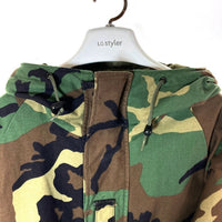 ALPHA INDUSTRIES アルファインダストリーズ USA製 ECWCSパーカー ウッドランド グリーン sizeS-R 瑞穂店