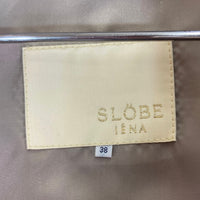 SLOBE IENA スローブイエナ レザーダブルライダースジャケット ベージュ size38 瑞穂店