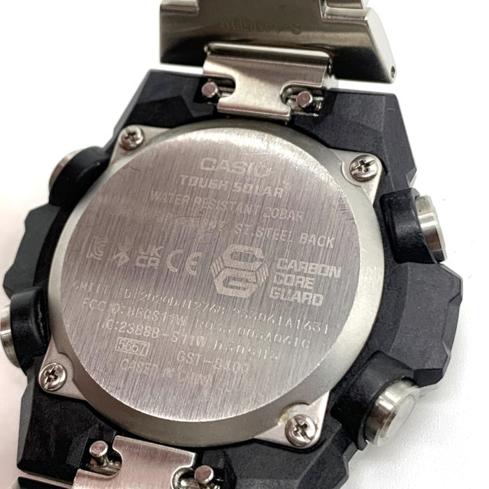 CASIO カシオ G-SHOCK G-STEEL デジアナ タフソーラー 腕時計 メタル