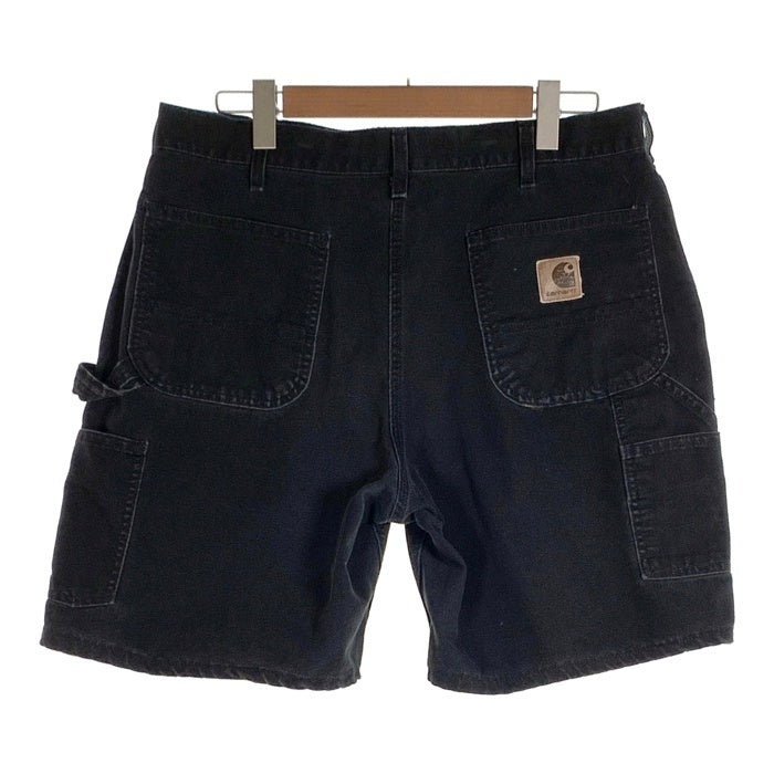 00's Carhartt カーハート ダック ペインターショートパンツ ワーク ブラック B26 BLK メキシコ製 Size 36 福生店