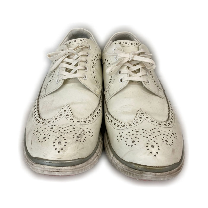 HIROSHI TSUBOUCHI ヒロシツボウチ メダリオンスニーカー ホワイト size9.5 瑞穂店