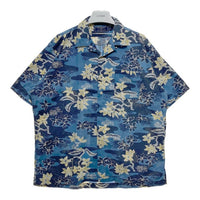 POLO SPORT ポロスポーツ ラルフローレン コットン オープンカラーシャツ アロハ ハイビスカス ブルー Size XL 瑞穂店