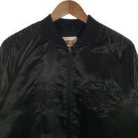 HUF ハフ THRASHER スラッシャー スーベニアジャケット 中綿 スカジャン ブラック Size M 福生店