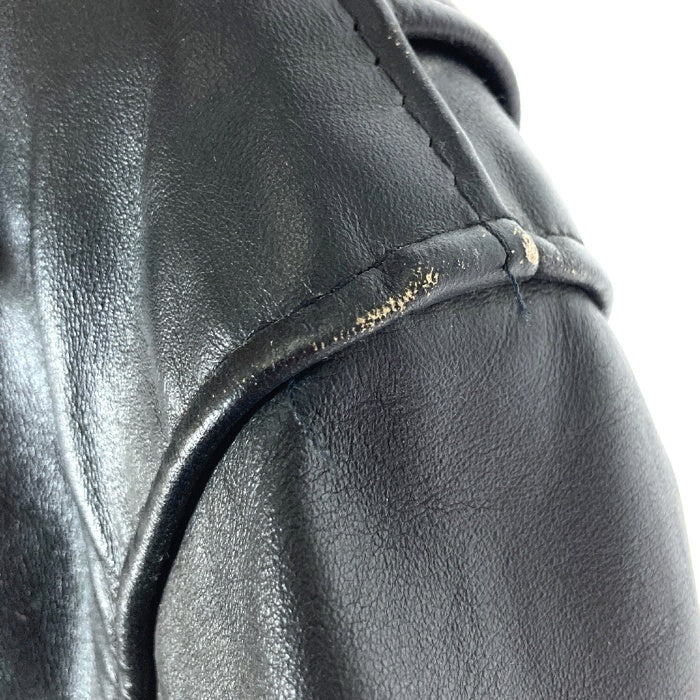 Schott ショット AT101 シングルライダースジャケット ブラック size40※ライナー欠品・裏地脇ダメージ有 瑞穂店