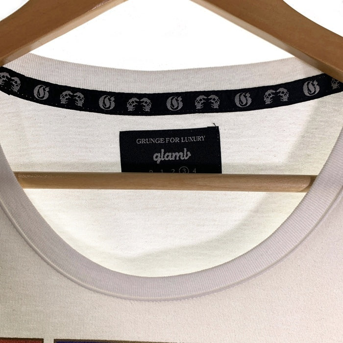 glamb グラム Plantopia soup T-Shirt プリントTシャツ ホワイト GB0120/T02 Size 3 福生店