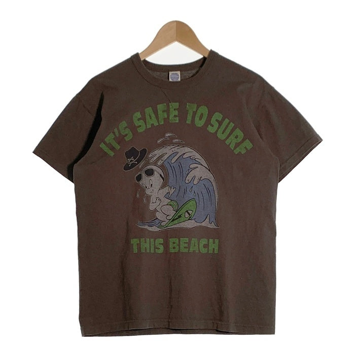TOYS McCOY トイズマッコイ CASPER TEE IT`S SAFE TO SURF キャスパープリントTシャツ 前V チャコールグレー TMC2504 Size L 福生店
