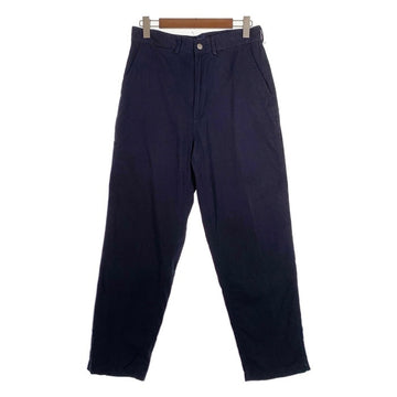 90's STUSSY ステューシー キャンバスコットン トラウザーパンツ ネイビー 中国製 紺タグ Size 32 福生店