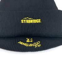 STABRIDGE スタブリッジ the Apartment ザ アパートメント the Beanie ザ ビーニー ニットキャップ ブラック イエロー 福生店