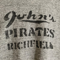 WAREHOUSE ウエアハウス Lot 4601 PIRATES 半袖 プリント Tシャツ ヘザーグレー Size L 福生店