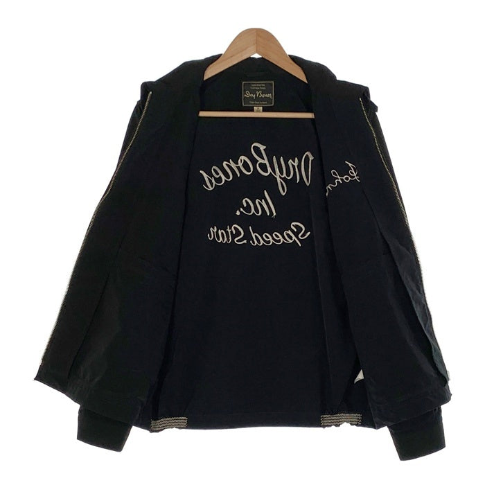 Dry Bones ドライボーンズ ドリズラージャケット ブラック ポリエステル ナイロン 刺繡 Size M 福生店